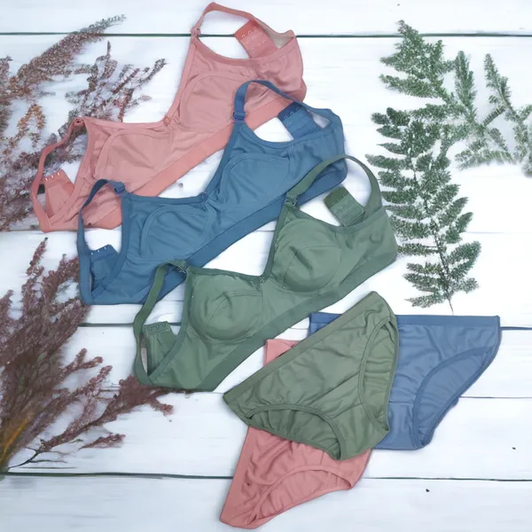 Non-Padded_Fancy_Bra_–_Solid_Grey,_Pink,_Green_(Pack_of_3)_–_Cotton_Blend_Fabric,_Comfortable_&_Stylish,_Adjustable_Straps,_Perfect_for_Everyday_Wear