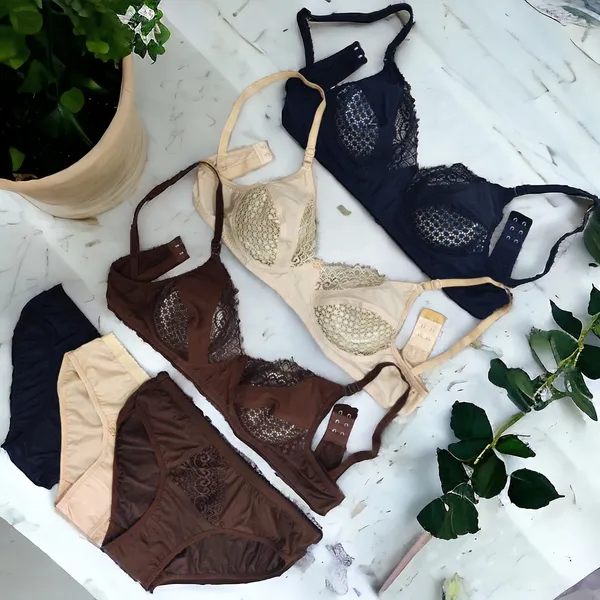 Non-Padded_Fancy_Bridal_Bra_–_Brown,_Navy,_Skin_(Pack_of_3)