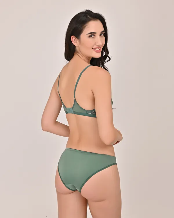 Non-Padded_Fancy_Bridal_Bra_–_Leaf_Green,_Rose,_Golden_(Pack_of_3)_–_Lycra_Fabric,_Elegant_Net_Lace_Design