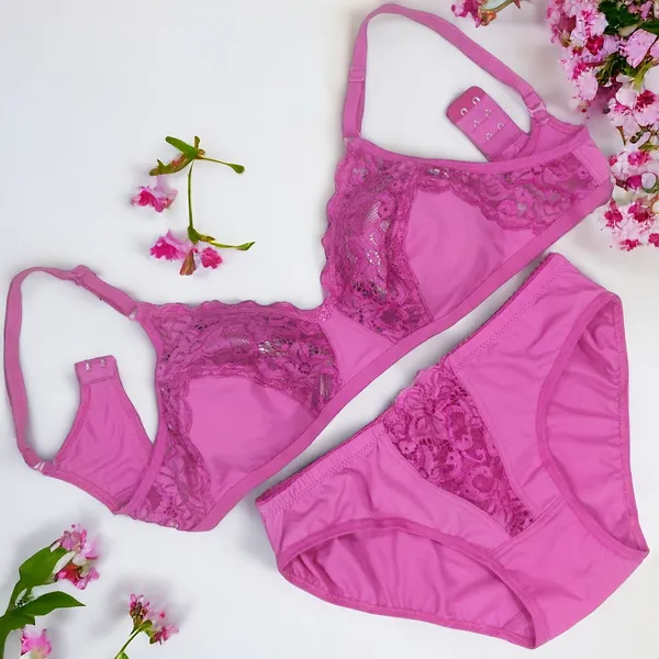 Non-Padded_Fancy_Bridal_Bra_–_Leaf_Green,_Rose,_Golden_(Pack_of_3)_–_Lycra_Fabric,_Elegant_Net_Lace_Design