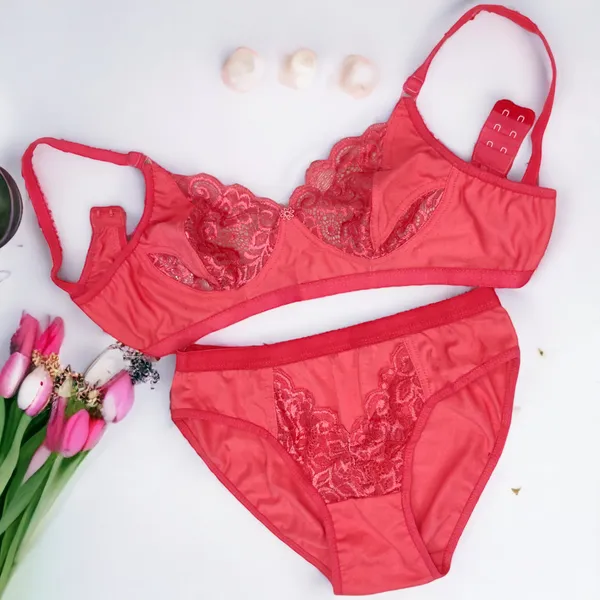 Non-Padded_Lace_Net_Cotton_Blend_Bra_–_Brown,_Pink,_Maroon_(Pack_of_3)