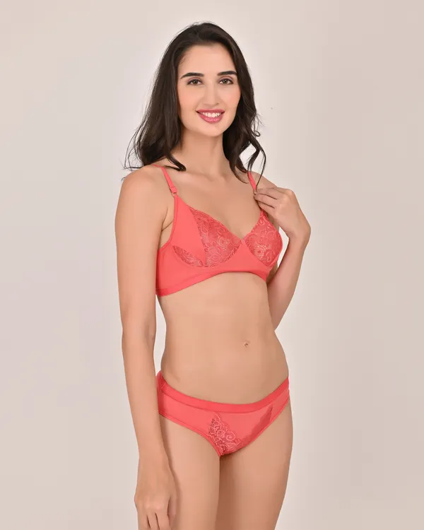 Non-Padded_Lace_Net_Cotton_Blend_Bra_–_Brown,_Pink,_Maroon_(Pack_of_3)