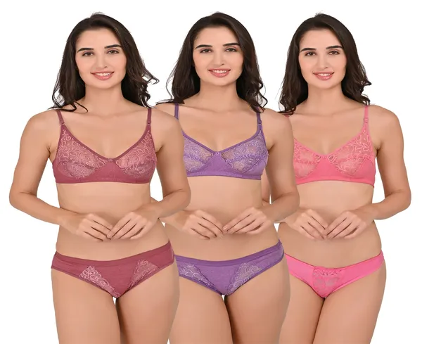Non-Padded_Lace_Net_Cotton_Blend_Bra_–_Light_Purple,_Pink,_Maroon_(Pack_of_3)