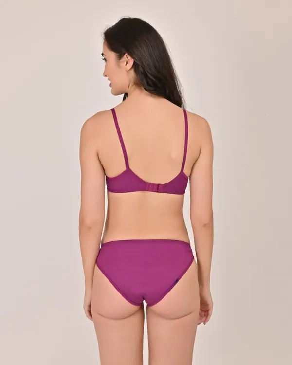 Non-Padded_Lingerie_Set_with_Lace_Fancy_Design_–_Purple,_Maroon,_Black_(Pack_of_3)
