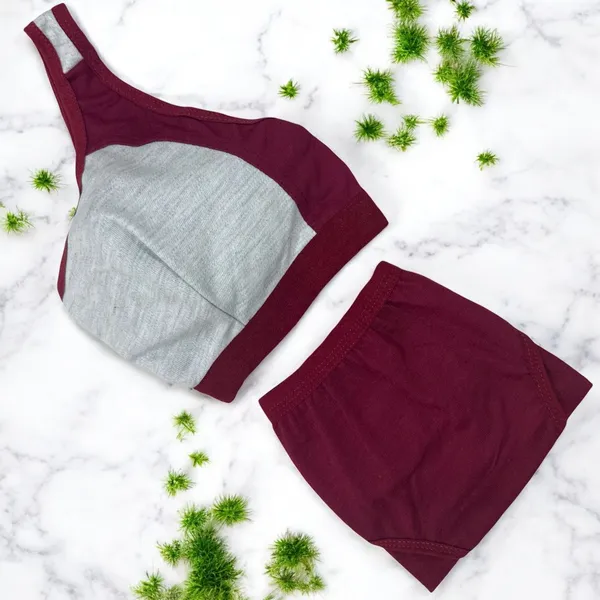 Non-Padded_Lingerie_Set_with_Sports_Bra_–_Black,_Royal,_Maroon,_Golden,_Red_(Pack_of_5)