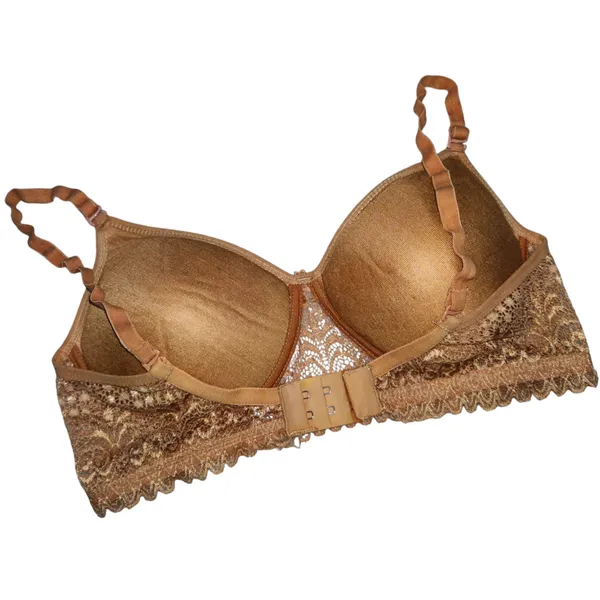 Padded_Fancy_Bralette_Seamless_Bra_(Pack_of_3)_-_Grey,_Beige,_Carrot_|_Soft_Cotton