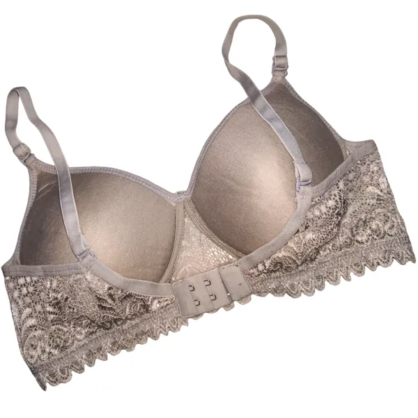 Padded_Fancy_Bralette_Seamless_Bra_(Pack_of_3)_-_Grey,_Beige,_Carrot_|_Soft_Cotton