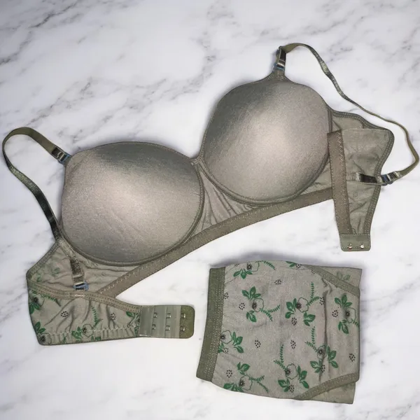 Padded_Flower_Print_Lingerie_Set_–_Grey,_Pink,_Green_(Pack_of_3)