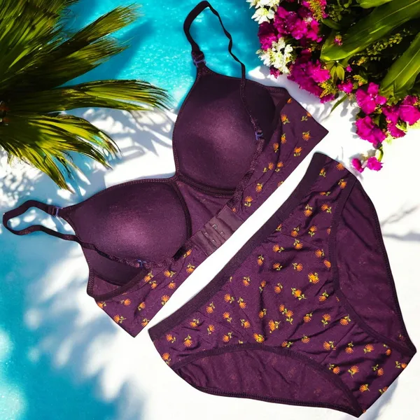 Padded_Flower_Print_Lingerie_Set_–_Wine,_Camel,_Magenta_(Pack_of_3)