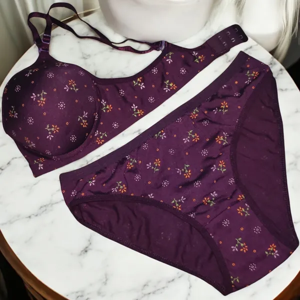 Padded_Flower_Print_Lingerie_Set_–_Wine,_Navy,_Beige_(Pack_of_3)