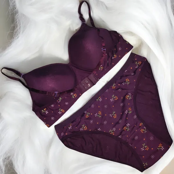 Padded_Flower_Print_Lingerie_Set_–_Wine,_Navy,_Beige_(Pack_of_3)
