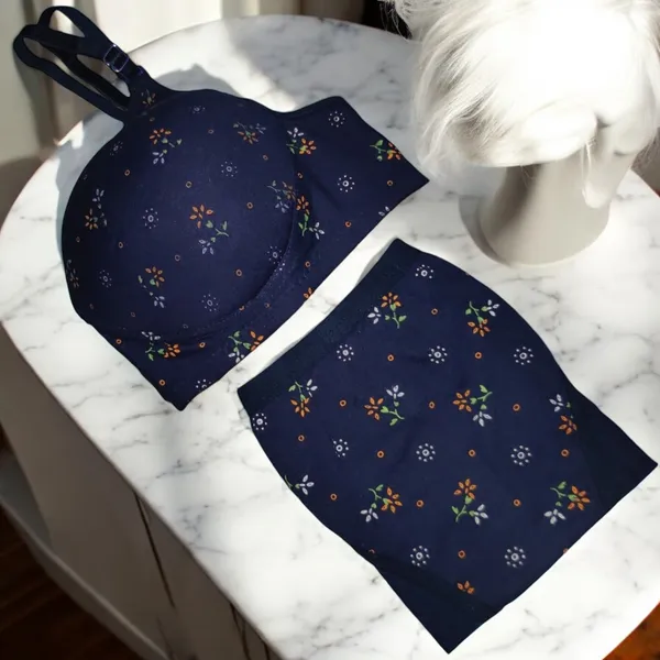 Padded_Flower_Print_Lingerie_Set_–_Wine,_Navy,_Beige_(Pack_of_3)
