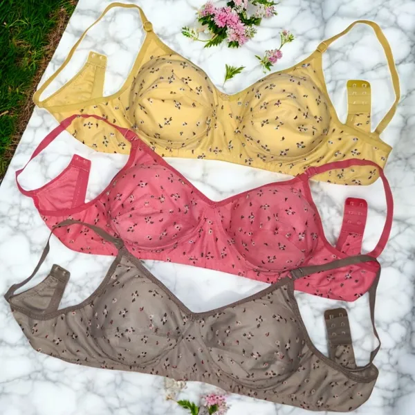 Printed_Bra_(Pack_of_3)_-_Coral,_Yellow,_Grey_|_Non-Padded,_Comfortable_Everyday_Wear,_Soft_Cotton_Blend_Fabric