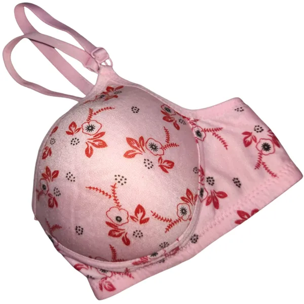 Printed_Butterfly_Padded_Bra_Set_(Pack_of_3)_-_White,_Pink,_Skin_|_Seamless_Design