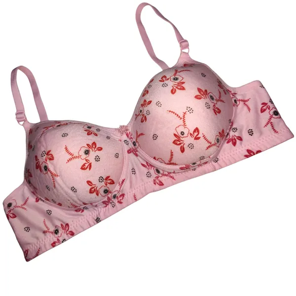 Printed_Butterfly_Padded_Bra_Set_(Pack_of_3)_-_White,_Pink,_Skin_|_Seamless_Design