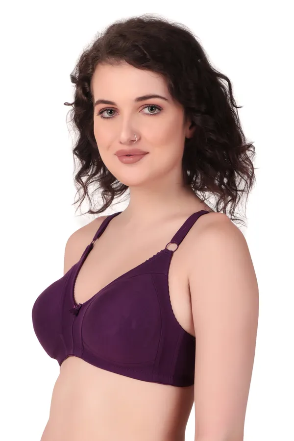 Solid_Color_Bra__(Pack_of_3)_-_Purple,_Mouse_Grey,_Dark_Pink_|_Non-Padded,_Comfortable_Everyday_Wear,_Soft_Cotton_Blend_Fabric
