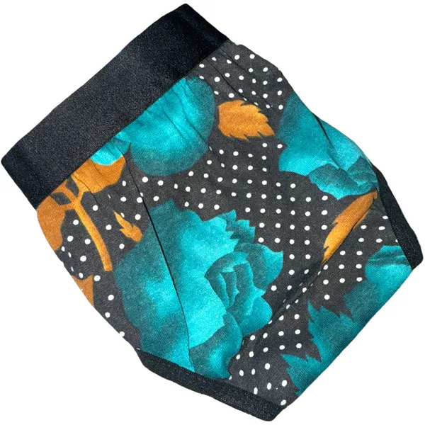 Women's_Cotton_Blend_Flower_Print_Panty_–_Pack_of_3_(Black,_Rani,_Green)_|_Soft,_Stylish,_and_Comfortable_Daily_Wear