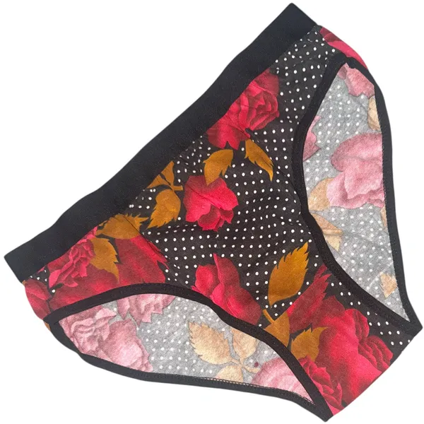 Women's_Cotton_Blend_Flower_Print_Panty_–_Pack_of_3_(Black,_Rani,_Green)_|_Soft,_Stylish,_and_Comfortable_Daily_Wear