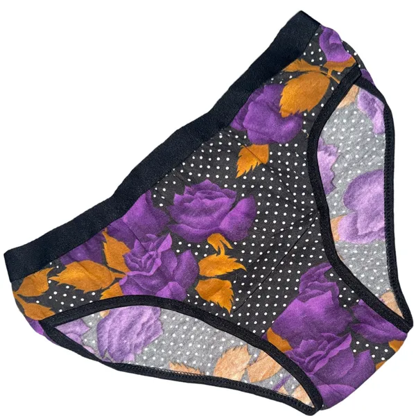 Women's_Cotton_Blend_Flower_Print_Panty_–_Pack_of_3_(Black,_Rani,_Green)_|_Soft,_Stylish,_and_Comfortable_Daily_Wear
