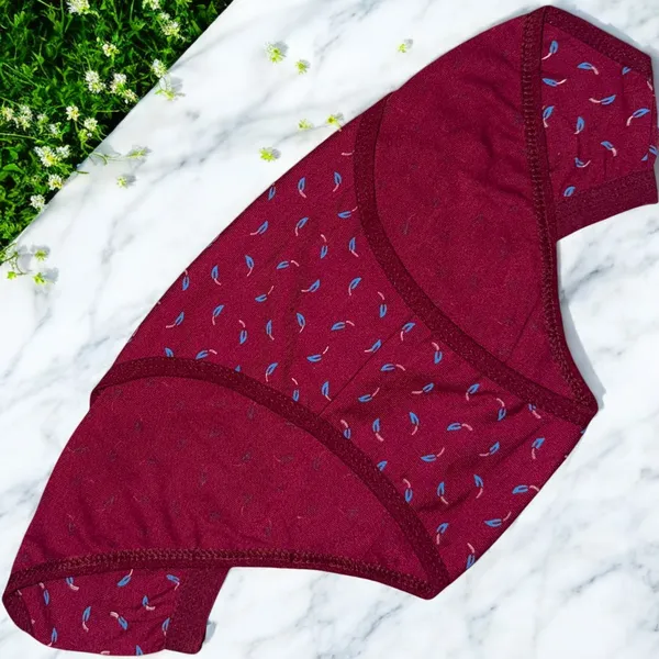 Women's_Cotton_Blend_Panty_–_Pack_of_3_(Navy,_Coffee,_Maroon)_with_Patti_Print_|_Soft,_Stylish_&_Comfortable_Daily_Wear