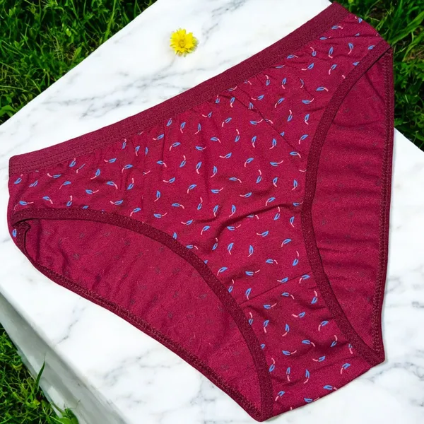 Women's_Cotton_Blend_Panty_–_Pack_of_3_(Navy,_Coffee,_Maroon)_with_Patti_Print_|_Soft,_Stylish_&_Comfortable_Daily_Wear
