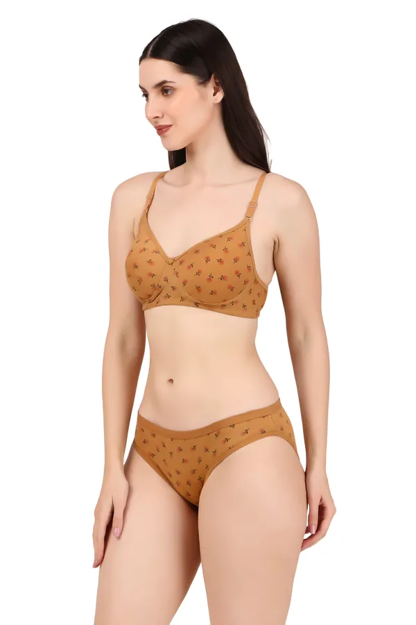 Golden_Premium_Printed_Padded_Bra_&_Panty_Lingerie_Set_For_Women