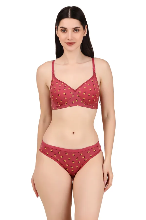 Magenta_Premium_Printed_Padded_Bra_&_Panty_Lingerie_Set_For_Women