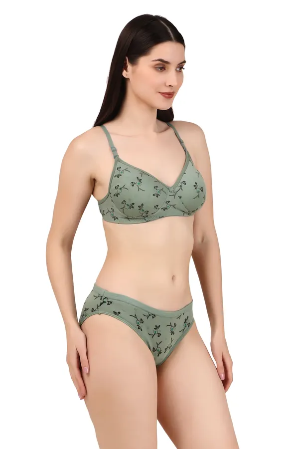 Green_Premium_Printed_Padded_Bra_&_Panty_Lingerie_Set_For_Women
