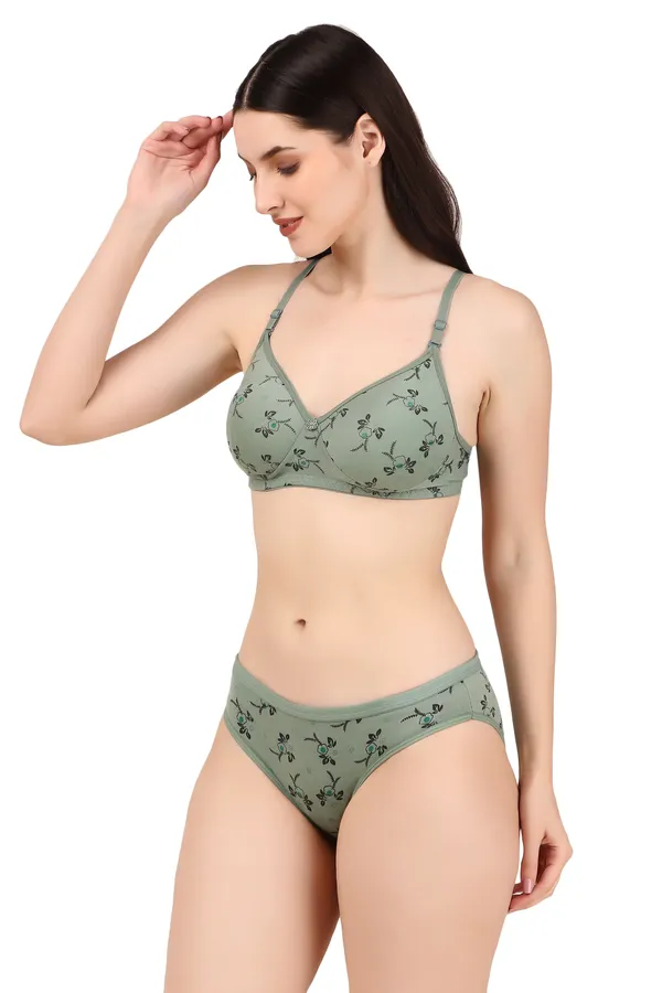 Green_Premium_Printed_Padded_Bra_&_Panty_Lingerie_Set_For_Women