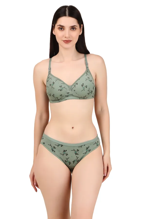 Green_Premium_Printed_Padded_Bra_&_Panty_Lingerie_Set_For_Women