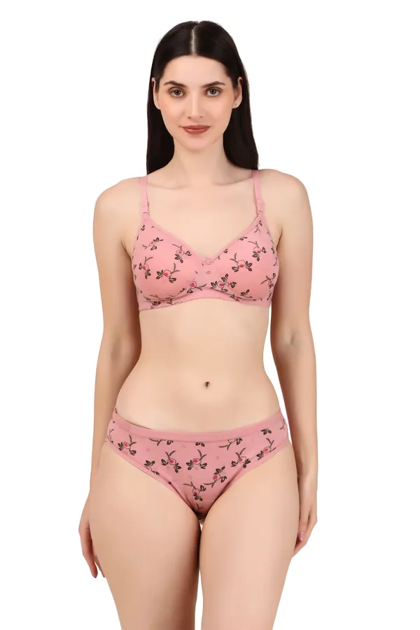 Pink_Premium_Printed_Padded_Bra_&_Panty_Lingerie_Set_For_Women