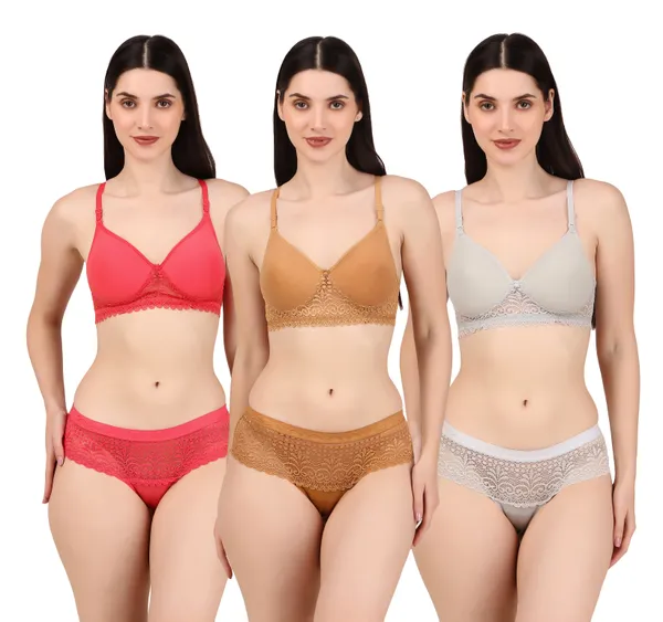 Premium_Solid_Padded_Bra_&_Panty_Lingerie_Set_For_Women_Pack_Of_3