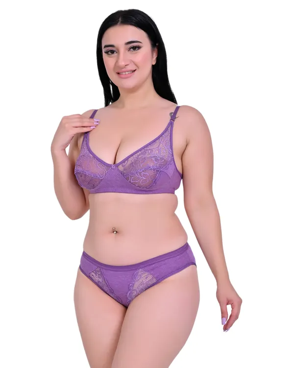 Premium_Solid_Non_Padded_Bra_&_Panty_Lingerie_Set_For_Women_Pack_Of_3
