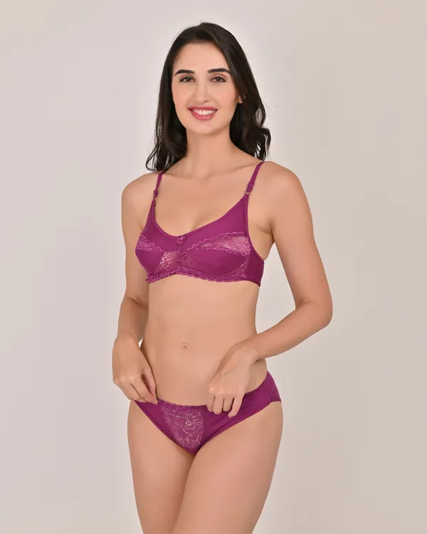 Premium_Solid_Non_Padded_Bra_&_Panty_Lingerie_Set_For_Women_Pack_Of_3
