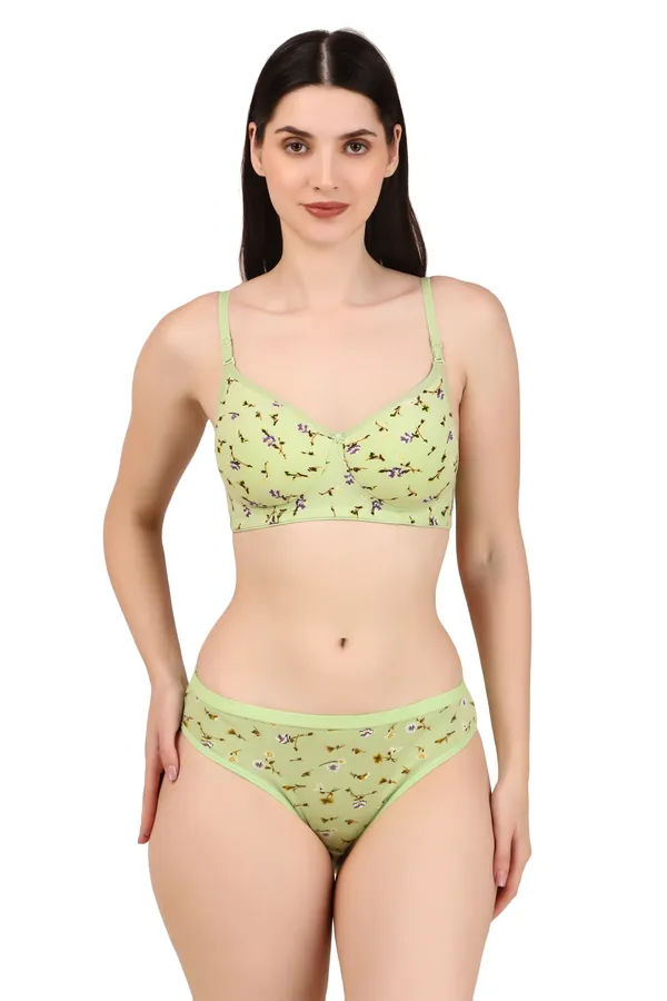 Green_Premium_Printed_Padded_Bra_&_Panty_Lingerie_Set_For_Women