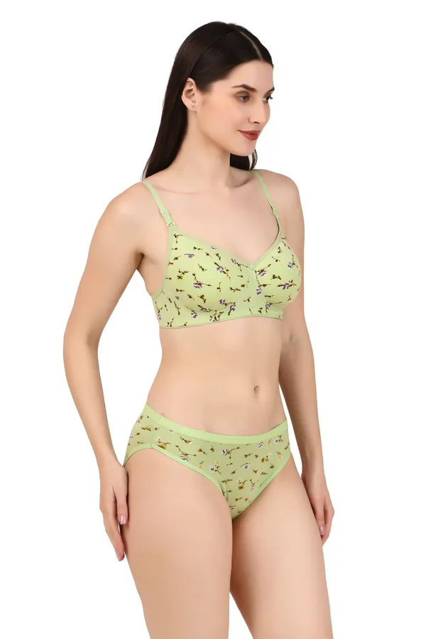 Green_Premium_Printed_Padded_Bra_&_Panty_Lingerie_Set_For_Women