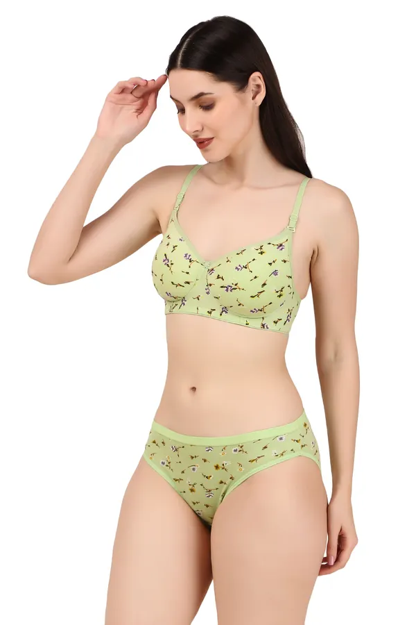 Green_Premium_Printed_Padded_Bra_&_Panty_Lingerie_Set_For_Women