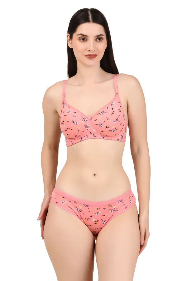 Pink_Premium_Printed_Padded_Bra_&_Panty_Lingerie_Set_For_Women