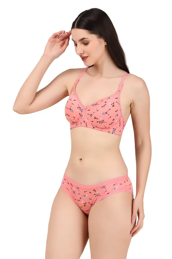 Pink_Premium_Printed_Padded_Bra_&_Panty_Lingerie_Set_For_Women