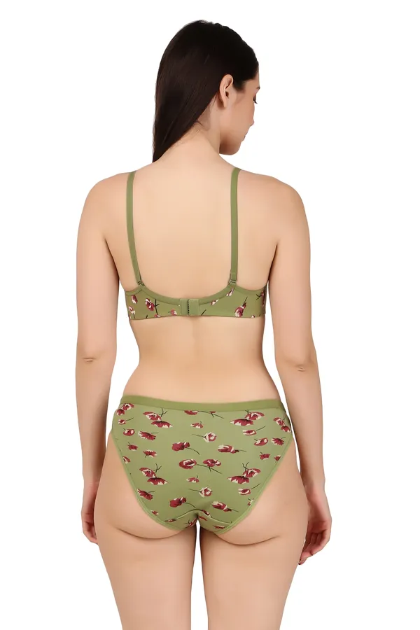 Green_Premium_Printed_Padded_Bra_&_Panty_Lingerie_Set_For_Women