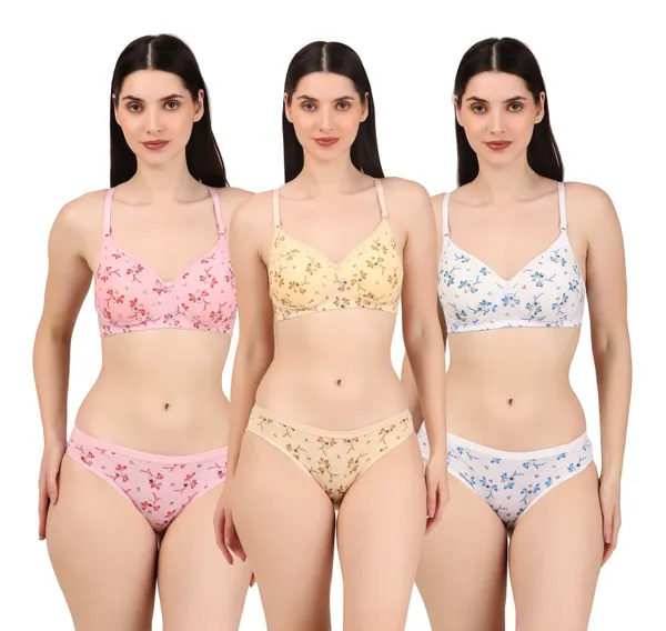 Premium_Solid_Padded_Bra_&_Panty_Lingerie_Set_For_Women_Pack_Of_3
