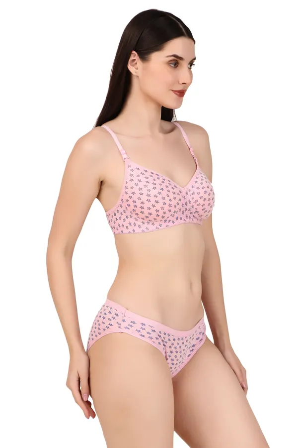 Pink_Premium_Solid_Padded_Bra_&_Panty_Lingerie_Set_For_Women