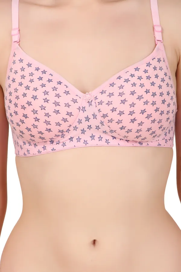 Pink_Premium_Solid_Padded_Bra_&_Panty_Lingerie_Set_For_Women