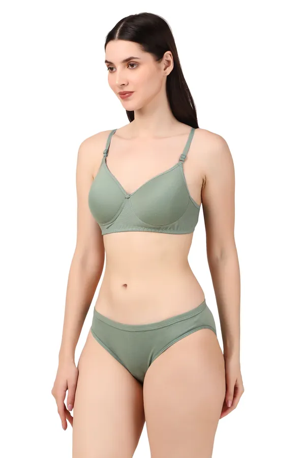 Green_Premium_Solid_Padded_Bra_&_Panty_Lingerie_Set_For_Women