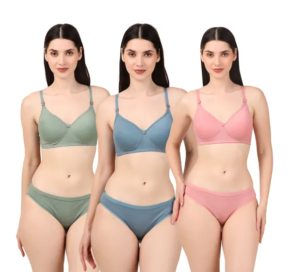 Premium_Solid_Padded_Bra_&_Panty_Lingerie_Set_For_Women_Pack_Of_3