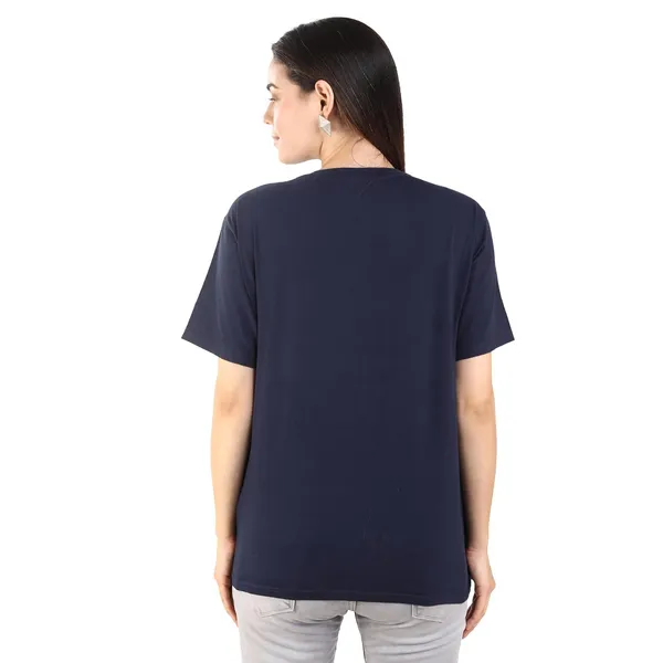 Navy_Cotton_T-Shirt_For_Women