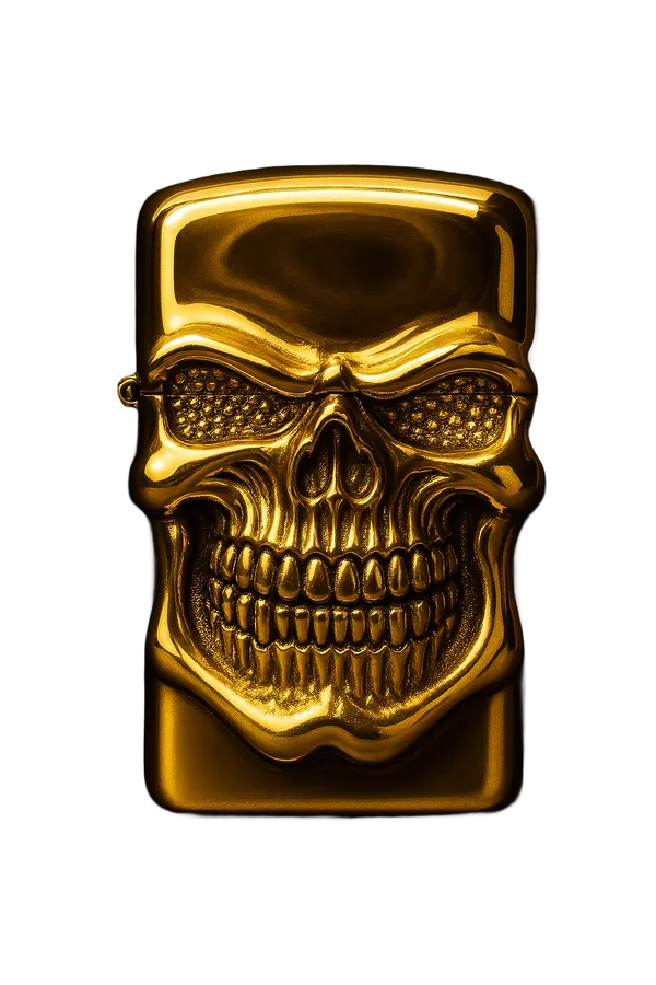 Golden_Windproof_Lighter_with_A_Refill_|_Refillable_Skeleton_Lighter_with_safety|_Lock_Feature_Included_for_Safety