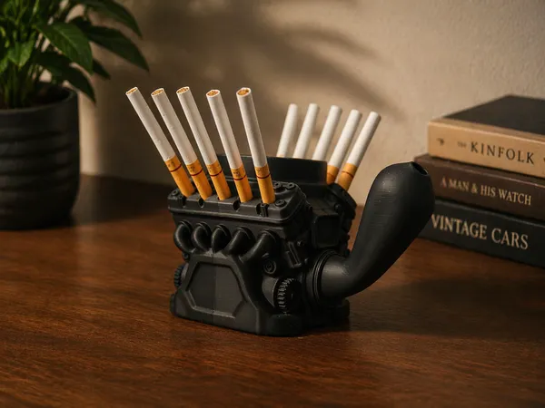 V10_Engine_Desk_Cigarette_Holder