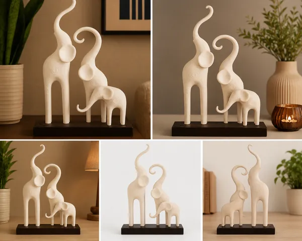 Money_&_Prosperity_Elephant_Family_Sculpture_–_Modern_Home_Décor_Showpiece