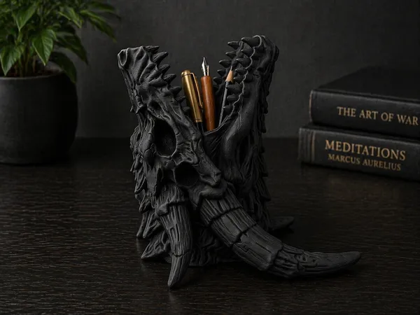 Dragon_Desk_Pen_Holder